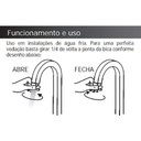 Ver imagem 7 de Torneira Banheiro Lavatório Quadrada Pratica Clean Metal Cr.