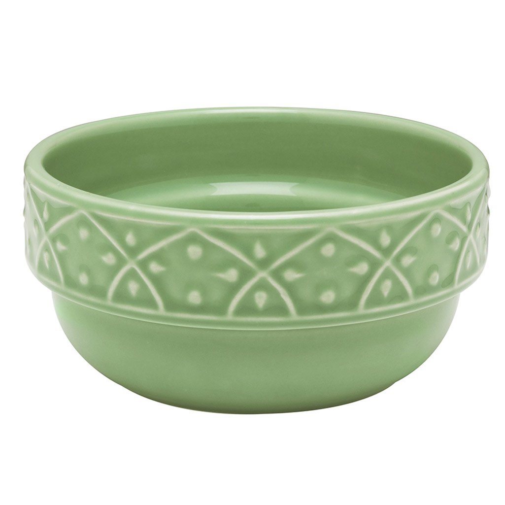 Kit Tigelas Bowl e Pratos de Sobremesa 12 Peças Mendi Sálvia Oxford® Cerâmica - 2