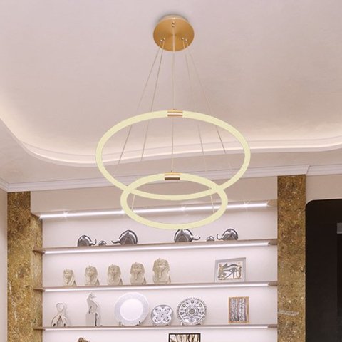 Lustre Pendente Bivolt Circolo BB022 Bella Iluminação