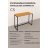 Mesa Escrivaninha para Estudo Dobrável 80x45 Freijó - 5