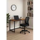 Ver imagem 1 de Mesa Escrivaninha para Estudo Dobrável 80x45 Freijó