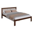 Ver imagem 2 de Cama de Casal de Madeira Maciça para Colchão 138x188cm Multimóveis Cr35273 Walnut