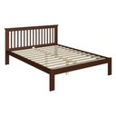 Ver imagem 4 de Cama de Casal de Madeira Maciça para Colchão 138x188cm Multimóveis Cr35273 Walnut