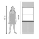 Ver imagem 6 de Torre Quente para 2 Fornos Smart Branco 100% Mdf Madesa
