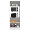 Ver imagem 4 de Torre Quente para 2 Fornos Smart Branco 100% Mdf Madesa
