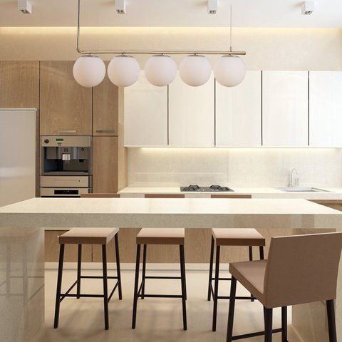 Lustre Pendente Bivolt Petit Poa Bella Iluminação