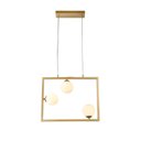 Ver imagem 2 de Lustre Pendente Balanço 45cm 35cm 3xg9 75w Bella Iluminação