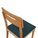 Ver imagem 5 de Par de Cadeiras Kappesberg em Madeira Maciça Lila Boucle Azul