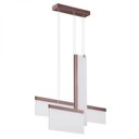 Ver imagem 6 de Pendente Patua e Marrom 9cm 81cm 66cm 12w + 18w + 24w 2700k 2311lm Bella Iluminação