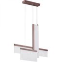 Ver imagem 5 de Pendente Patua e Marrom 9cm 81cm 66cm 12w + 18w + 24w 2700k 2311lm Bella Iluminação