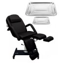 Ver imagem 1 de Maca de Tatuador e Podologia Black Luxo Hidráulica Rotação de 360 Graus