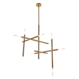 Pendente Malagueta de Metal e Vidro Bella Iluminação - 1