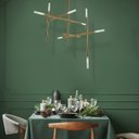 Ver imagem 2 de Pendente Malagueta de Metal e Vidro Bella Iluminação