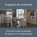 Ver imagem 2 de Mesa para Escritório 1,50m Diretor com Pés Metálicos 1150 Versátil Kappesberg - Itapuã