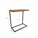 Ver imagem 3 de Mesa Lateral Kappesberg Crome Industrial