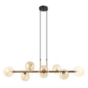 Ver imagem 3 de Pendente Abaporu de Metal e Vidro Champagne Bella Iluminação