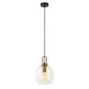 Ver imagem 1 de Pendente Metal/Vidro 23x25cm Guri Bella Iluminação