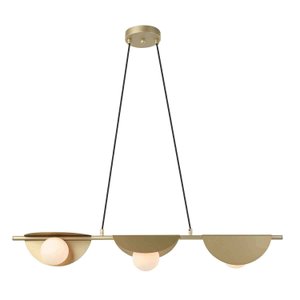 Pendente Cacau de Metal e Vidro Bella Iluminação