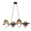Ver imagem 5 de Pendente Metal/Vidro 31x68,5cm Ibira Bella Iluminação
