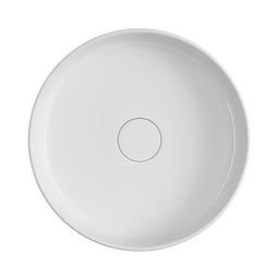 Cuba de Apoio Redonda 40cm Slim para Banheiro - Deca Branco Brilhante L.12040.17 - 3