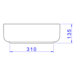 Cuba de Apoio Redonda 40cm Slim para Banheiro - Deca Branco Brilhante L.12040.17 - 7
