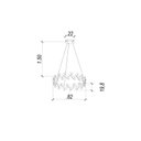 Ver imagem 3 de Lustre Pendente Bivolt Sarau Bella Iluminação