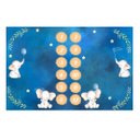 Ver imagem 1 de Lençol Cenário Foto Mêsversário Gêmeos Azul Minha Estrelinha