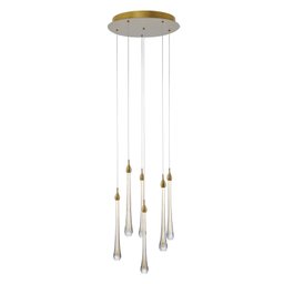 Pendente Goccia 40cm x 41cm LED 6x3w Bivolt OC002L Bella Iluminação - 3