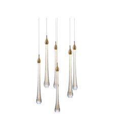 Pendente Goccia 40cm x 41cm LED 6x3w Bivolt OC002L Bella Iluminação - 4