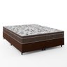 Cama Box Queen Colchão Espuma Orthoface Polar 158x198x25cm Marrom - Suporta até 120kg por - 3