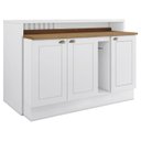 Ver imagem 1 de Bancada e Balcao Gourmet 146cm Ce818 Americana Branco Nature Henn