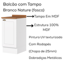 Ver imagem 5 de Bancada e Balcao Gourmet 146cm Ce818 Americana Branco Nature Henn