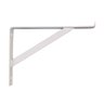 Kit 12 Mãos Francesas 30x18 Cm para Prateleira de Vidro Branco Aço Nv705vd - 5