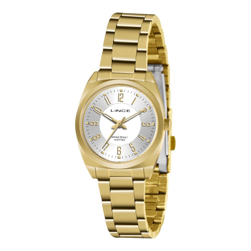 Relógio Classic Feminino Analógico Lince Lrgh140l Dourado