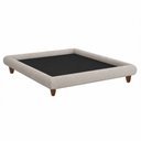 Ver imagem 3 de Cama Japonesa com Cabeceira Almeriaharu Queen Linho Bege - Sallar Home