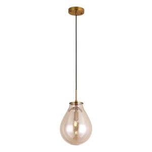 Pendente 21.5x29.5cm 1xE14 40W Caju Bella Iluminação