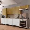 Ver imagem 5 de Armário de Cozinha Completa com Balcão Art Kits Paraná 12 Portas 4 Gavetas Madeirado Branco