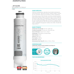 Refil Filtro de Água Compatível com Pe12a, Pe12b, Pe12g e Pe12v - 5