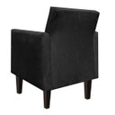 Ver imagem 3 de Poltrona Jade Preto Slk Decor