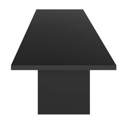 Mesa para Escritório de Reunião 2,00x1,00m Vcor Preto Me4119 Tecno Mobili - 4