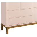 Ver imagem 3 de Guarda-Roupa Retrô 3 Portas Classic New Fosco com Madeira - Reller