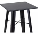 Ver imagem 5 de Mesa Bistro Alta de Bar Café Tolix - 60 X 60 Cm Preta