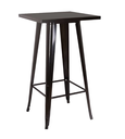 Ver imagem 1 de Mesa Bistro Alta de Bar Café Tolix - 60 X 60 Cm Preta