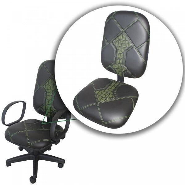 Cadeira Gamer Spectro Braço Corsa Modelo Presidente Ecoflex - 8