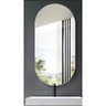 Espelho Oval Exclusivo para Banheiro Lavabo Quarto 50x30 - 2
