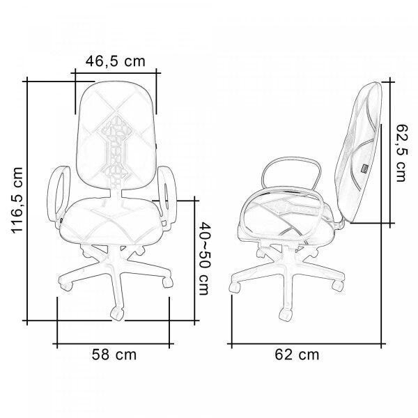 Cadeira Gamer Spectro Braço Corsa Modelo Presidente Ecoflex - 4