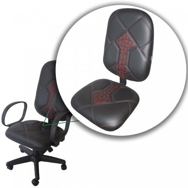 Cadeira Gamer Spectro Braço Corsa Modelo Presidente Ecoflex - 8