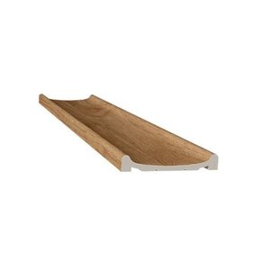Painel Ubá Frejó Poliestireno 280cmx10cmx1,6cm - Santa Luzia:freijó
