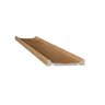 Painel Ubá Frejó Poliestireno 280cmx10cmx1,6cm - Santa Luzia:freijó - 1