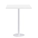 Ver imagem 1 de Mesa Pisa Beta Bistrô Fratini 107,50cm (a) Disco Redondo Branco Tampo Mdp Quadrado Branco 80cm (l)